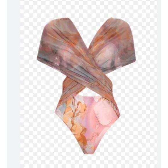 ANDREA IYAMAH Sz S Small Ando 1pc Swimsuit Convertible Tie Scarf NWT - Picture 16 of 16